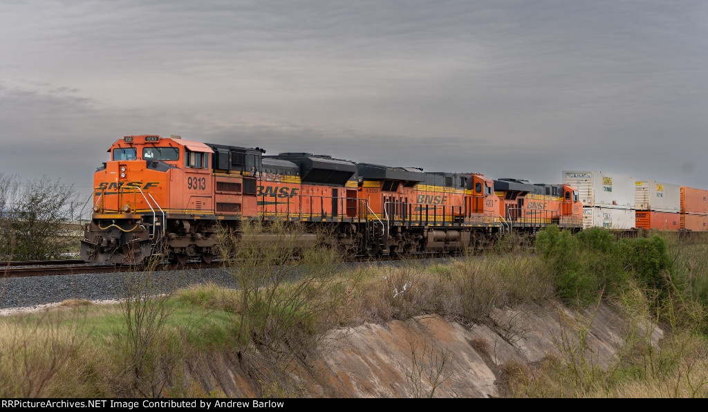 BNSF Stacks Parked at E. Voilet